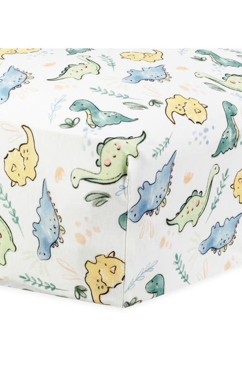 Under the Nile Organic Cotton Muslin Crib Sheet in Dino at Nordstrom