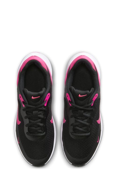 Nike Revolution 7 Sneaker In Black/hyper Pink/white