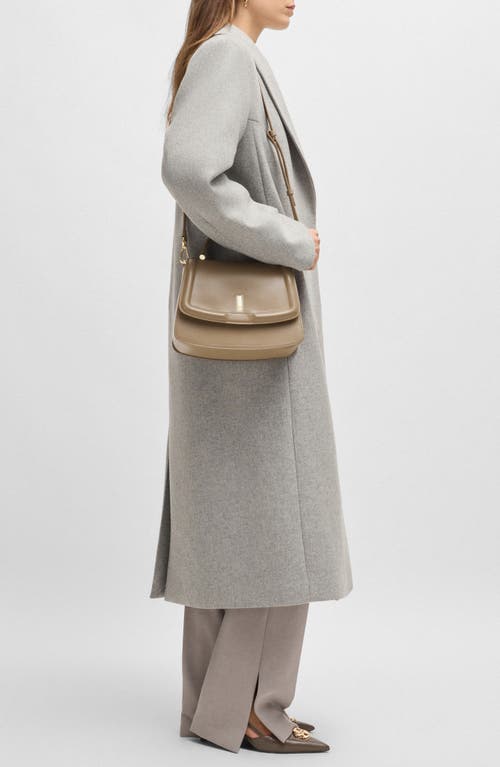 HUGO BOSS HUGO ARIELL LEATHER TOP HANDLE BAG