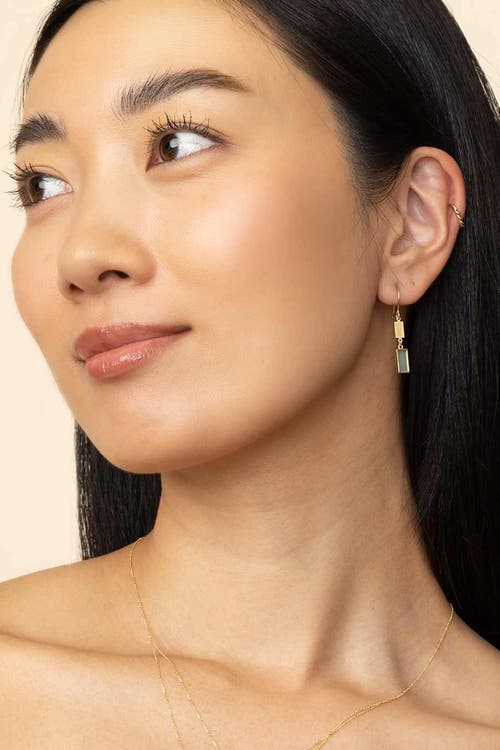 Oradina Women's 14k Yellow Gold With A Twist Ear Cuff In Yellow Gold