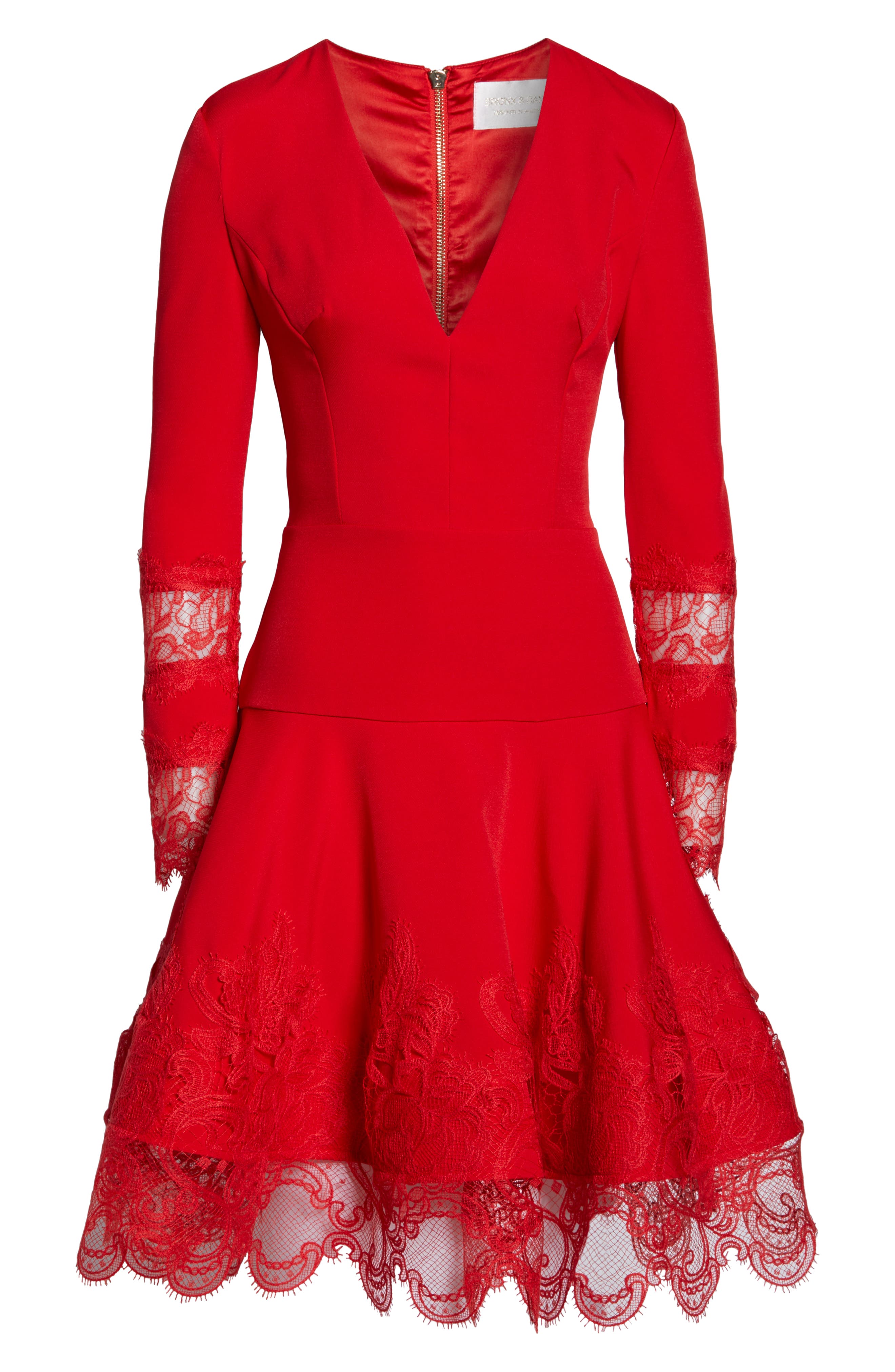 bronx and banco antonia red dress