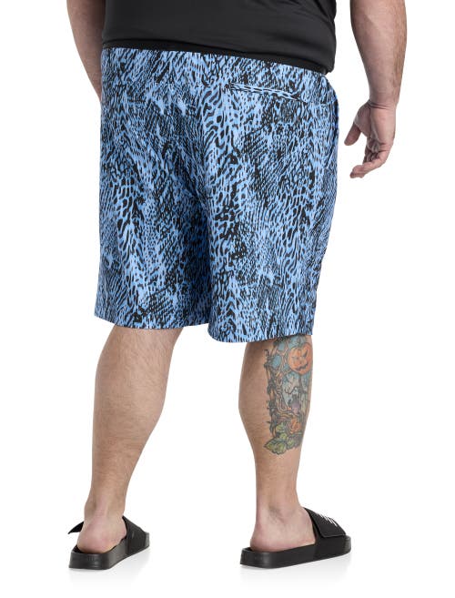 SOCIETY OF ONE BY DXL SOCIETY OF ONE BY DXL BIG & TALL ANIMAL PRINT COMMUTER SHORTS