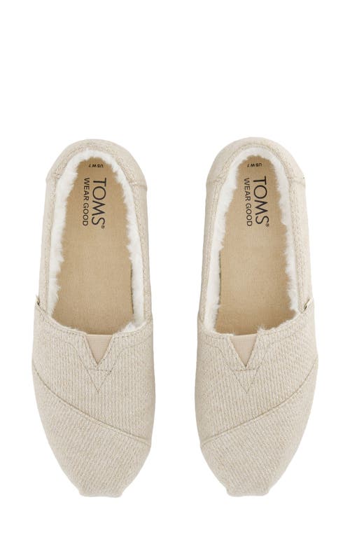 Shop Toms Alpargata Classic Slip-on In Natural