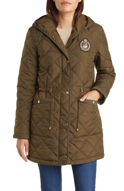 Lauren Ralph Lauren Women's Quilted Crest Coat - Macy's