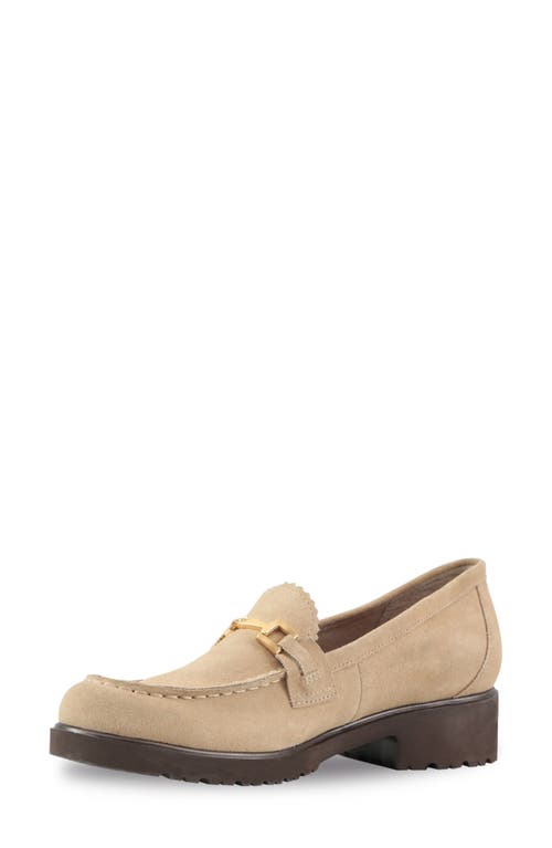 Shop Munro Colleen Bit Loafer In Sand Suede