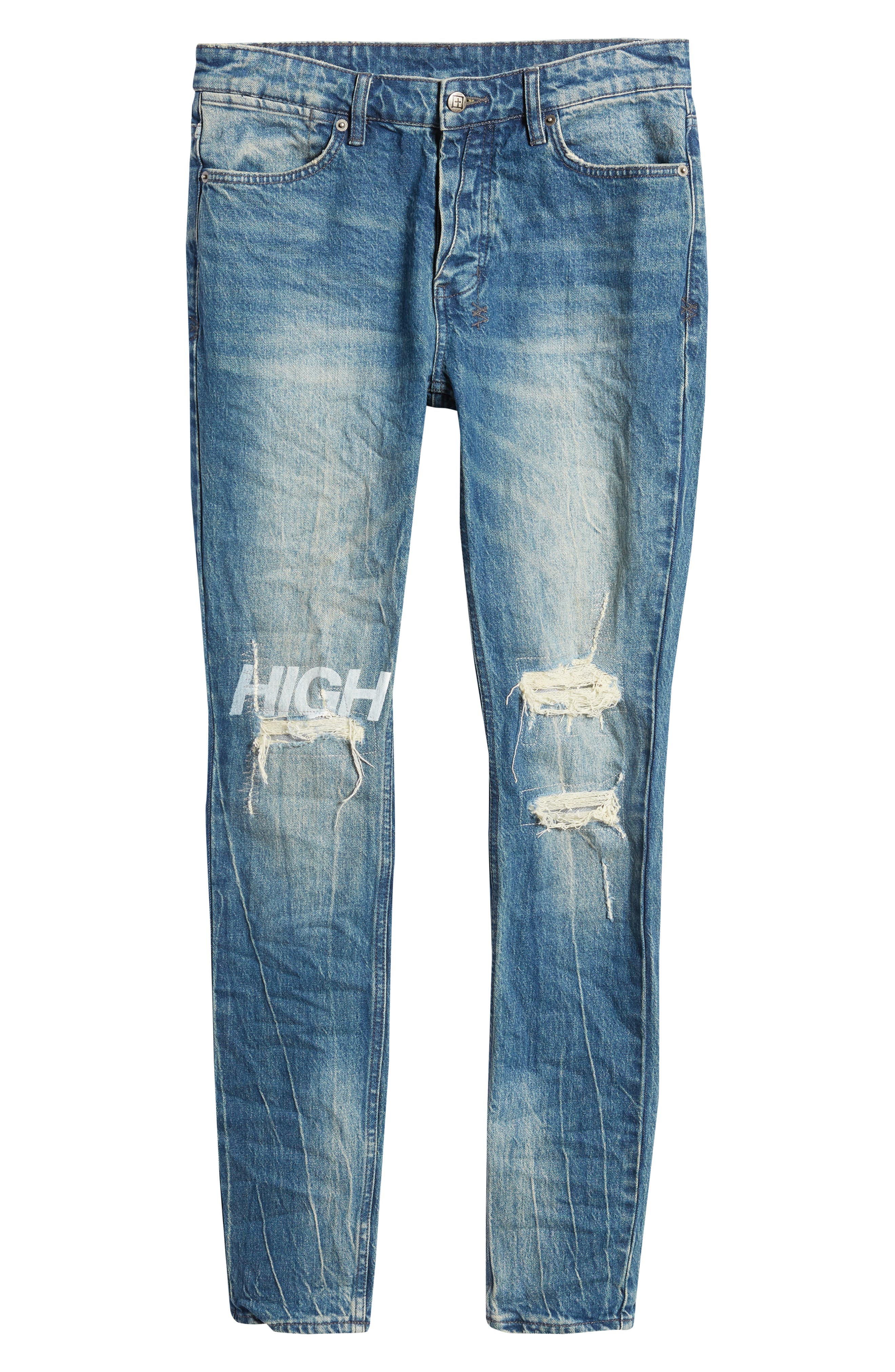 Ksubi Men's Van Winkle High Rage Skinny Jeans in Denim at Nordstrom, Size 36