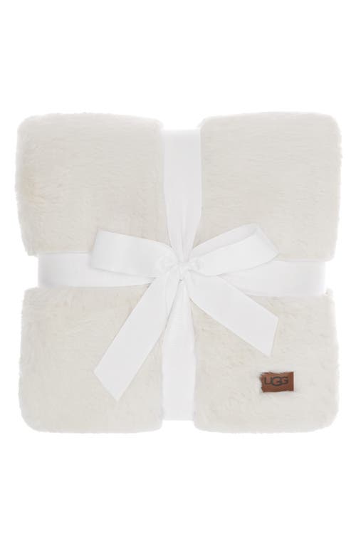 UGG(r) Euphoria Throw Blanket in Snow at Nordstrom