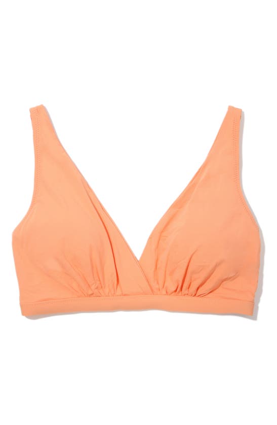 Shop Hanky Panky Wrap Front Bikini Top In Florence Orange