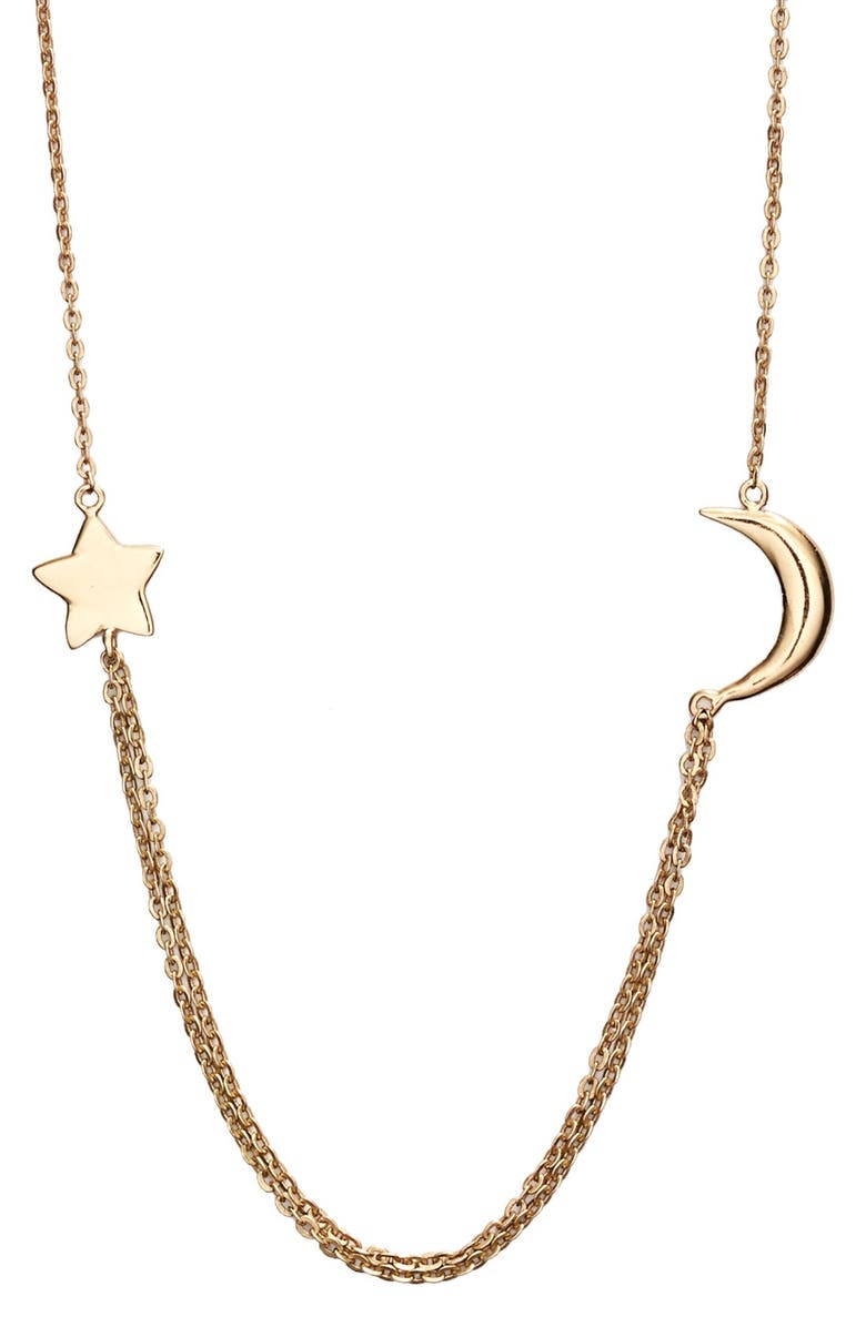 Melinda Maria Moon & Star Station Necklace | Nordstrom