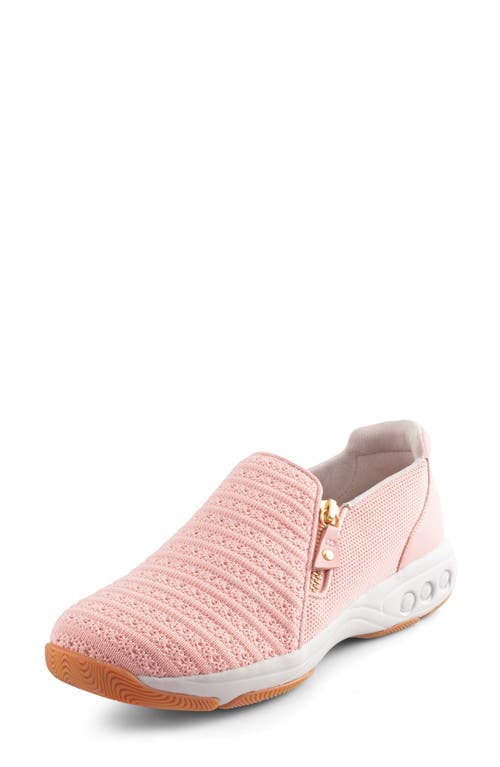 Nina Slip-On Sneaker in Pink Fabric