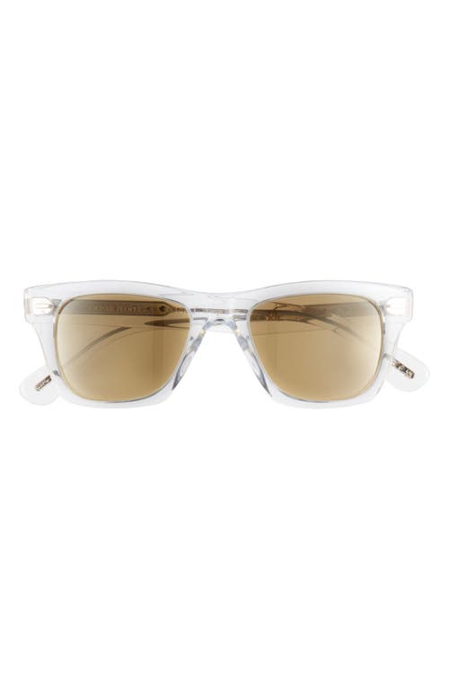 Oliver Peoples 49mm Polarized Square Sunglasses in Crystal at Nordstrom
