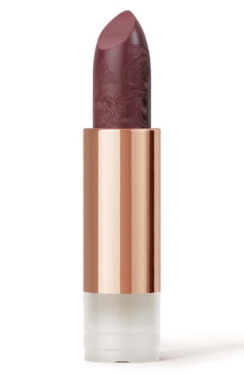 Refillable Matte Silk Lipstick in Plum Red Refill