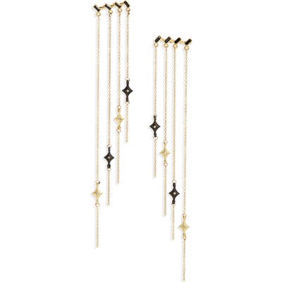 Armenta Old World Sapphire & Diamond Chandelier Earrings