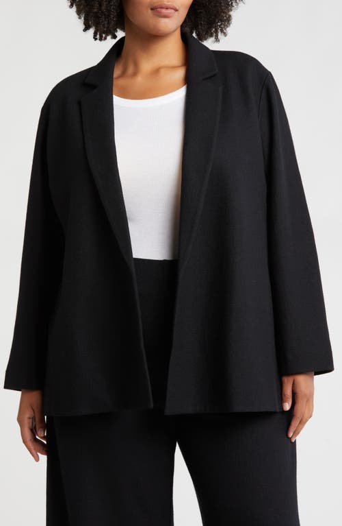 Shop Eileen Fisher Wool Blazer In Black