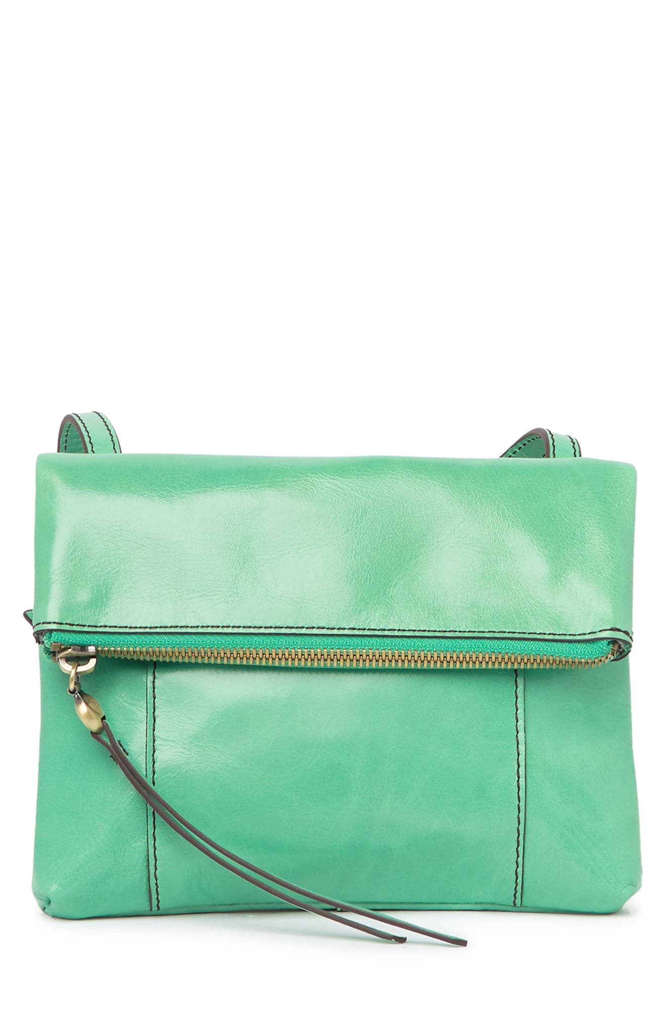 Hobo Sparrow Leather Crossbody Bag In Mint