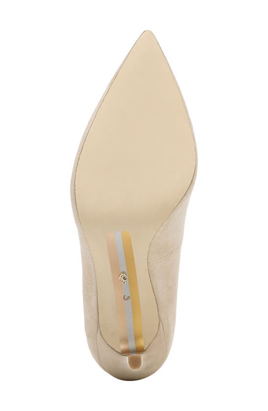 Shop Sam Edelman Hazel Pointed Toe Pump In Cappuccino 365