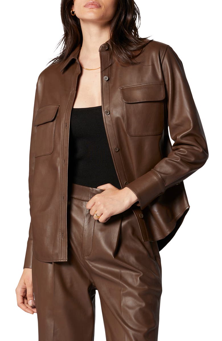 Equipment Signature Leather ButtonUp Shirt Nordstrom
