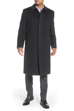 Hart Schaffner Marx Stanley Classic Fit Wool & Cashmere Overcoat ...