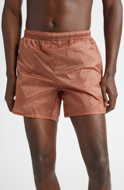 OUR LEGACY Drape Tech Swimming Trunks Dust Peach Chintz Ripstop at Nordstrom, Us