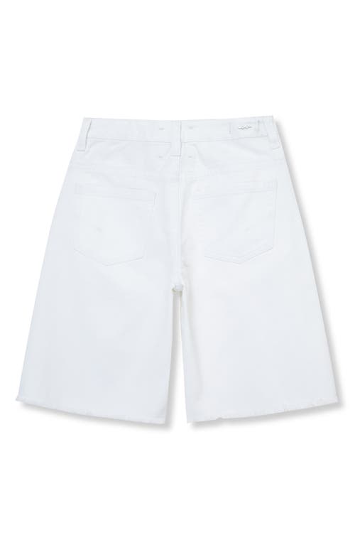HABITUAL HABITUAL KIDS KIDS' DISTRESSED WIDE LEG BERMUDA SHORTS 