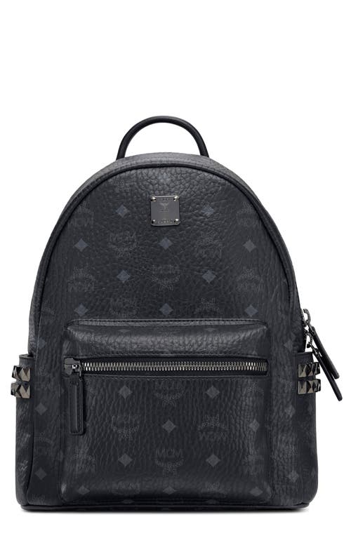 Small Stark Viestos Coated Canvas Backpack in Black