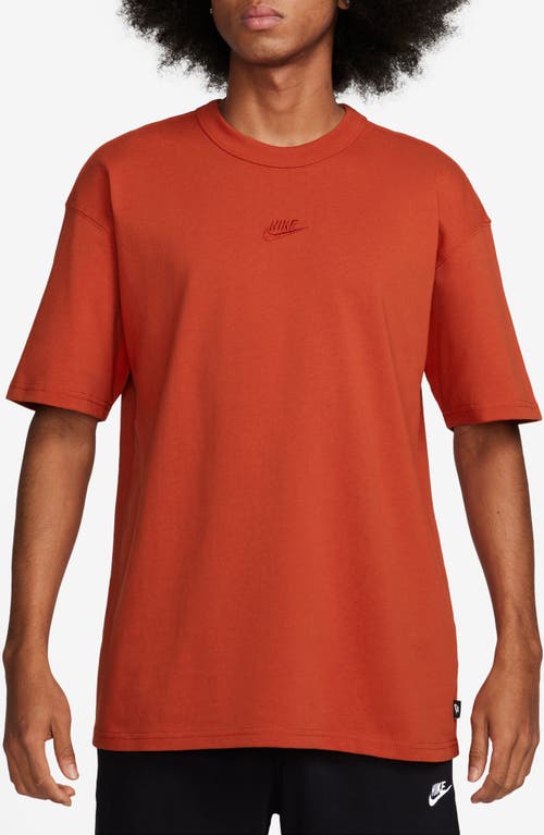 Nike Premium Essential Cotton T-shirt In Red