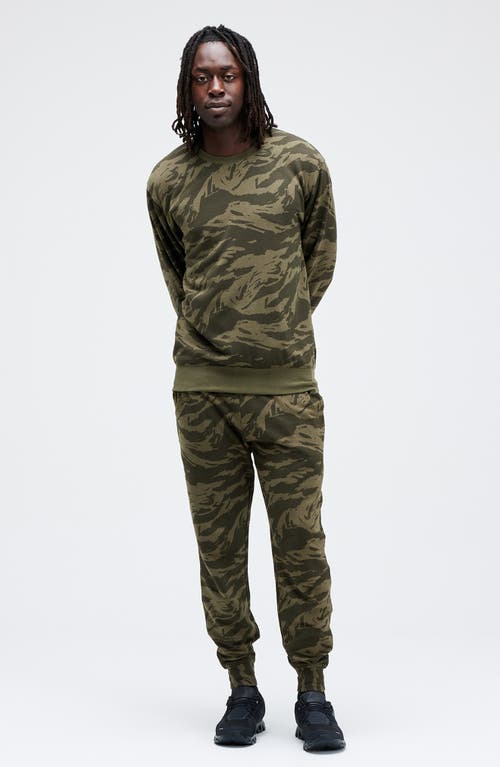 Stance Shelter Butter Blend Long Sleeve T-shirt In Greencamo