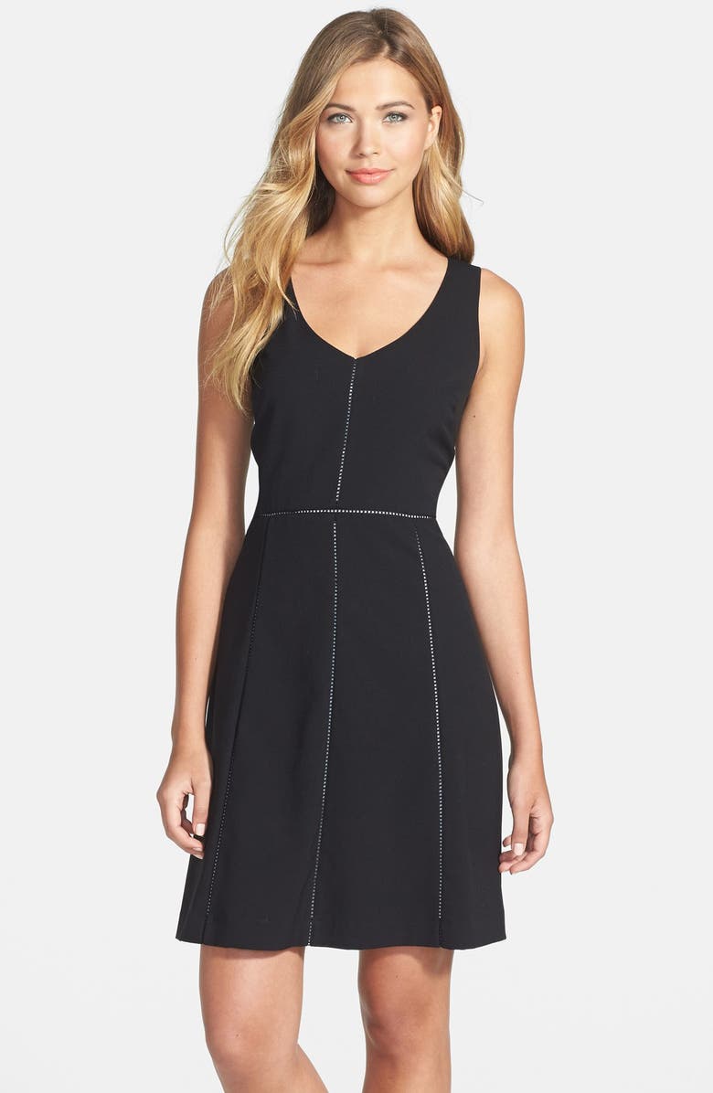 Marc New York by Andrew Marc Paneled A-Line Dress | Nordstrom