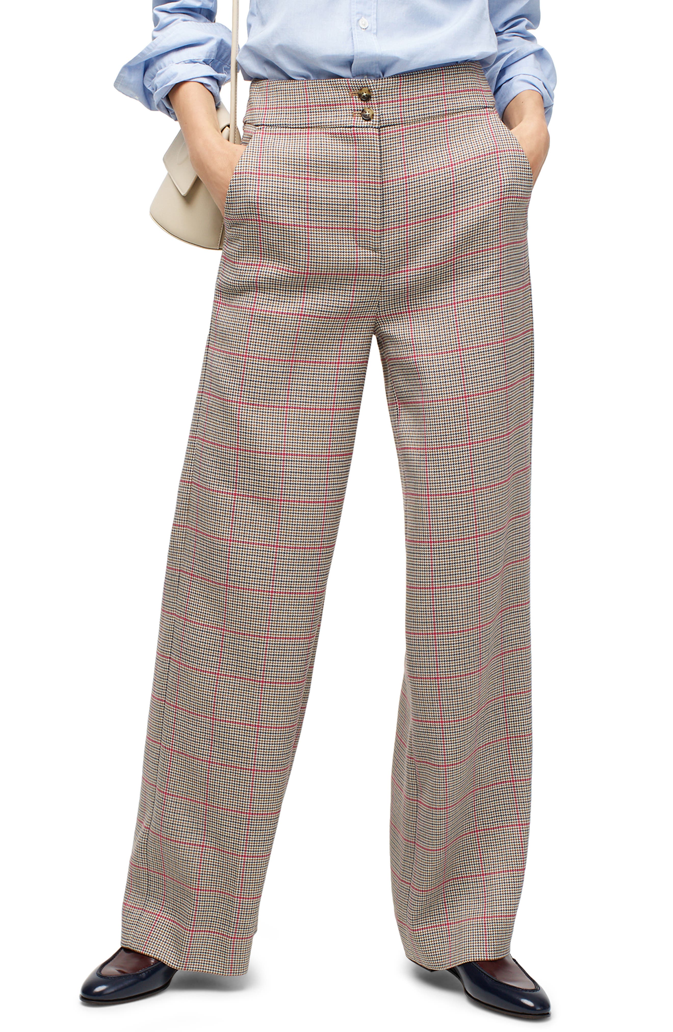 j crew plaid pants