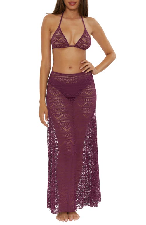 Becca Color Play Multifit Cover-up Skirt In Aubergine