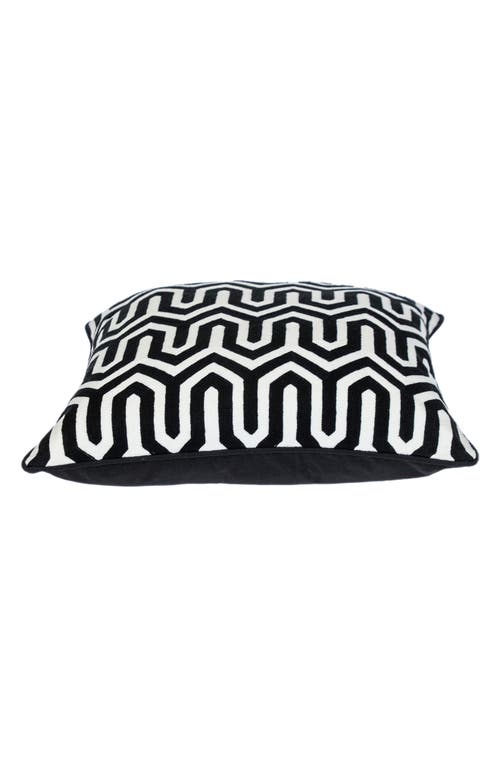 Parkland Collection Machu Throw Pillow In Black