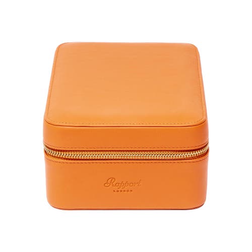 Rapport London Hyde Park Four Zip Case In Tan