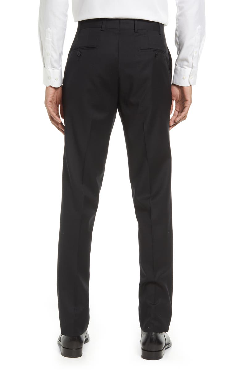 JB Britches Flat Front Wool Trousers | Nordstrom