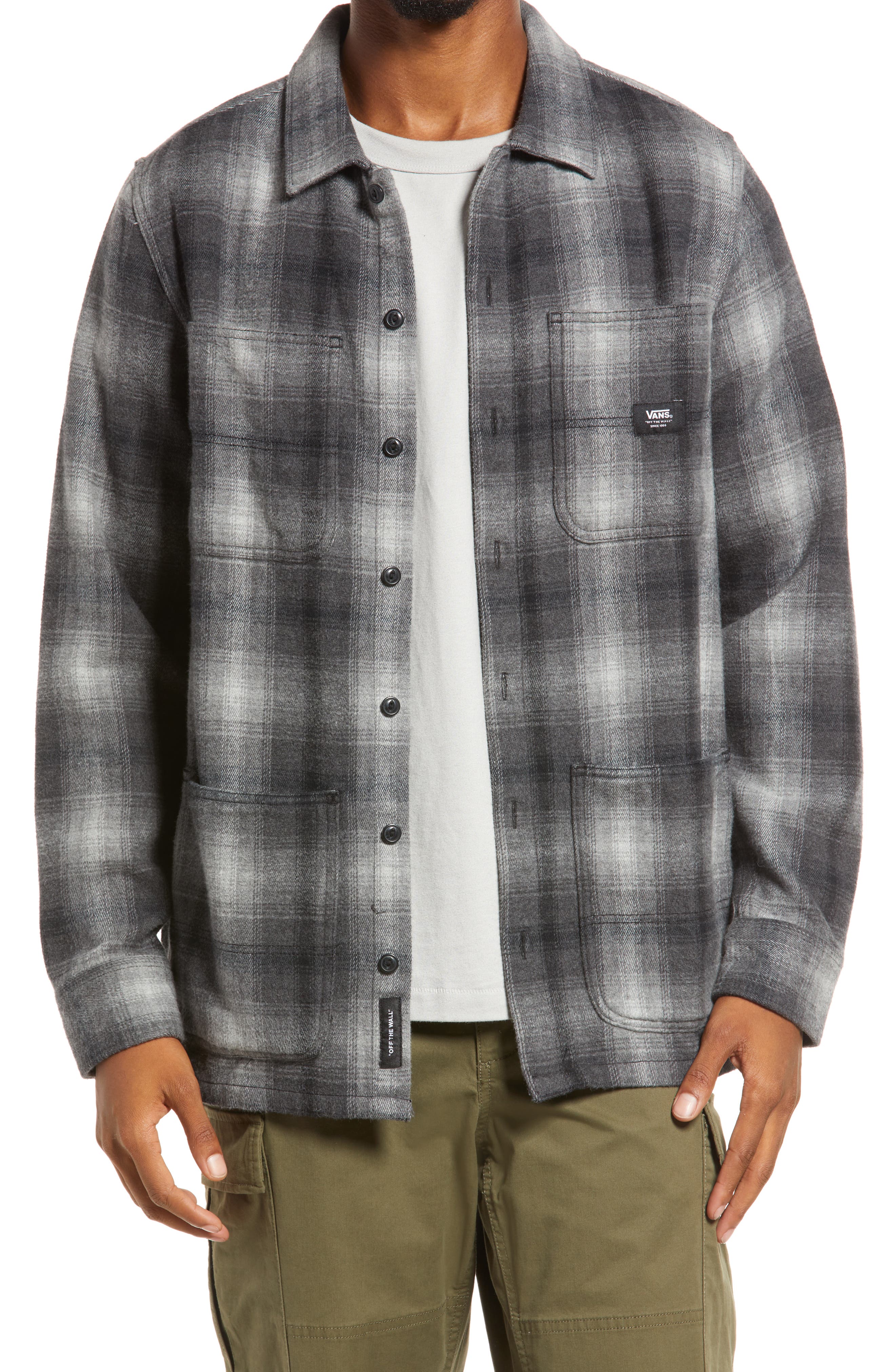 vans button up mens