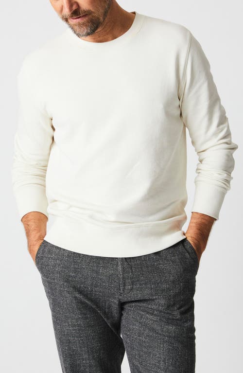 Dock Elbow Patch Sweatshirt in Tinted White