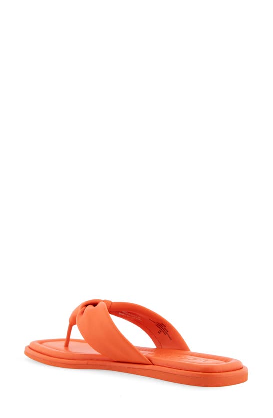 Shop Aerosoles Bond Twisted Strap Sandal In Mandarin Leather