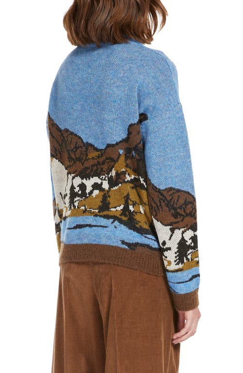 Shop Weekend Max Mara Wilderness Jacquard Sweater In Tangerine