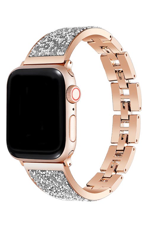 The Posh Tech Stainless Steel Apple Watch® Bracelet Watchband in Rose Gold
