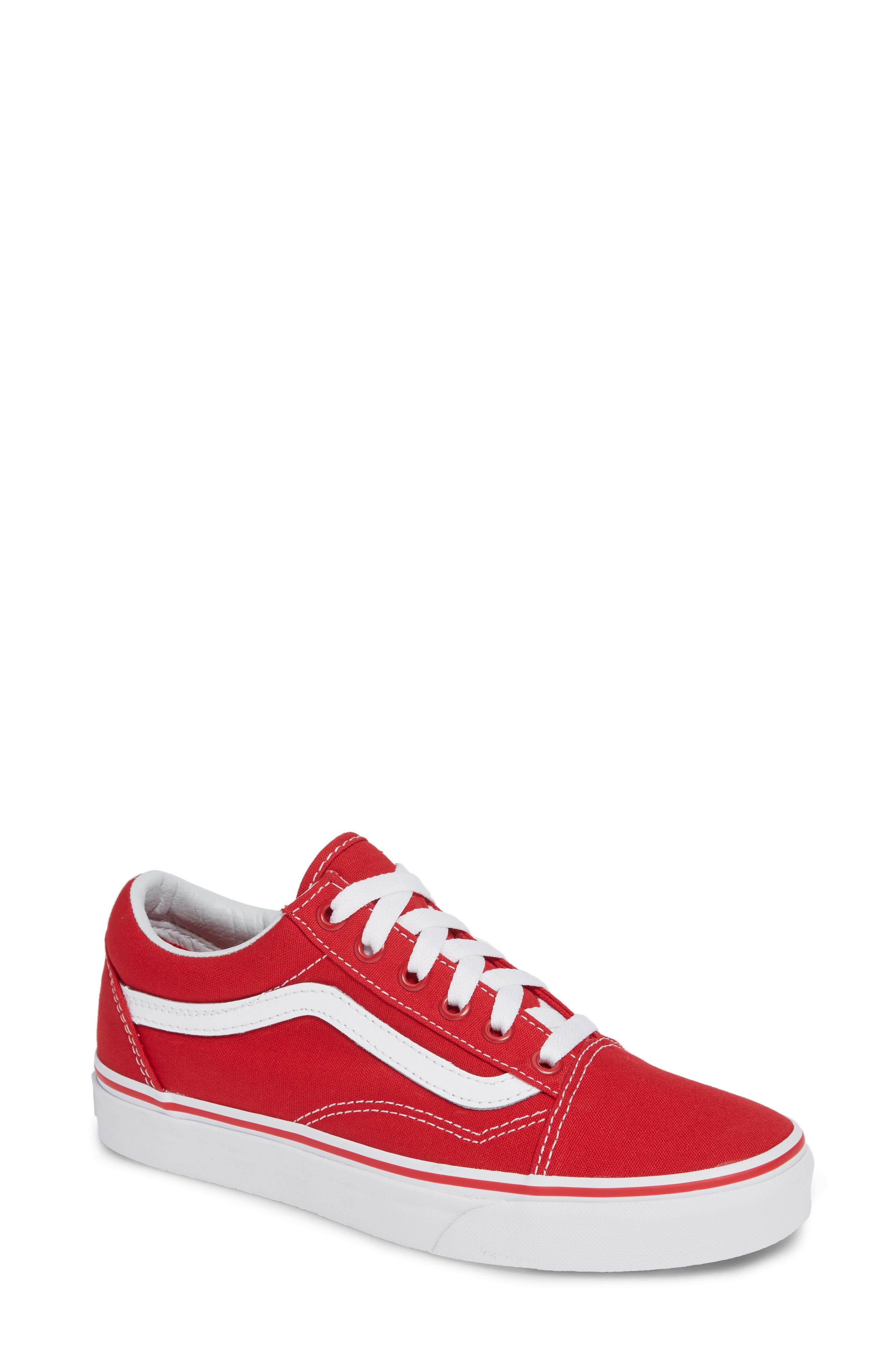 Vans Old Skool Sneaker, Red
