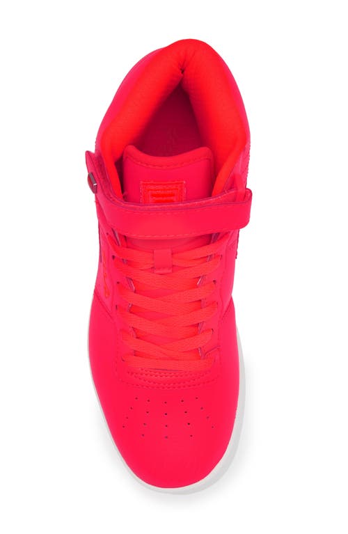 Shop Fila Vulc 13 Superbright Sneaker In Diva Pink/fiery Coral/white
