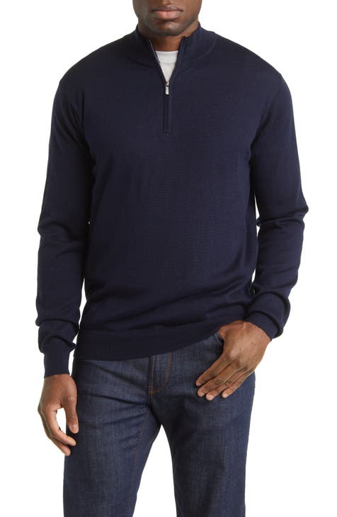 Blue Quarter-Zip Sweatshirts for Men | Nordstrom