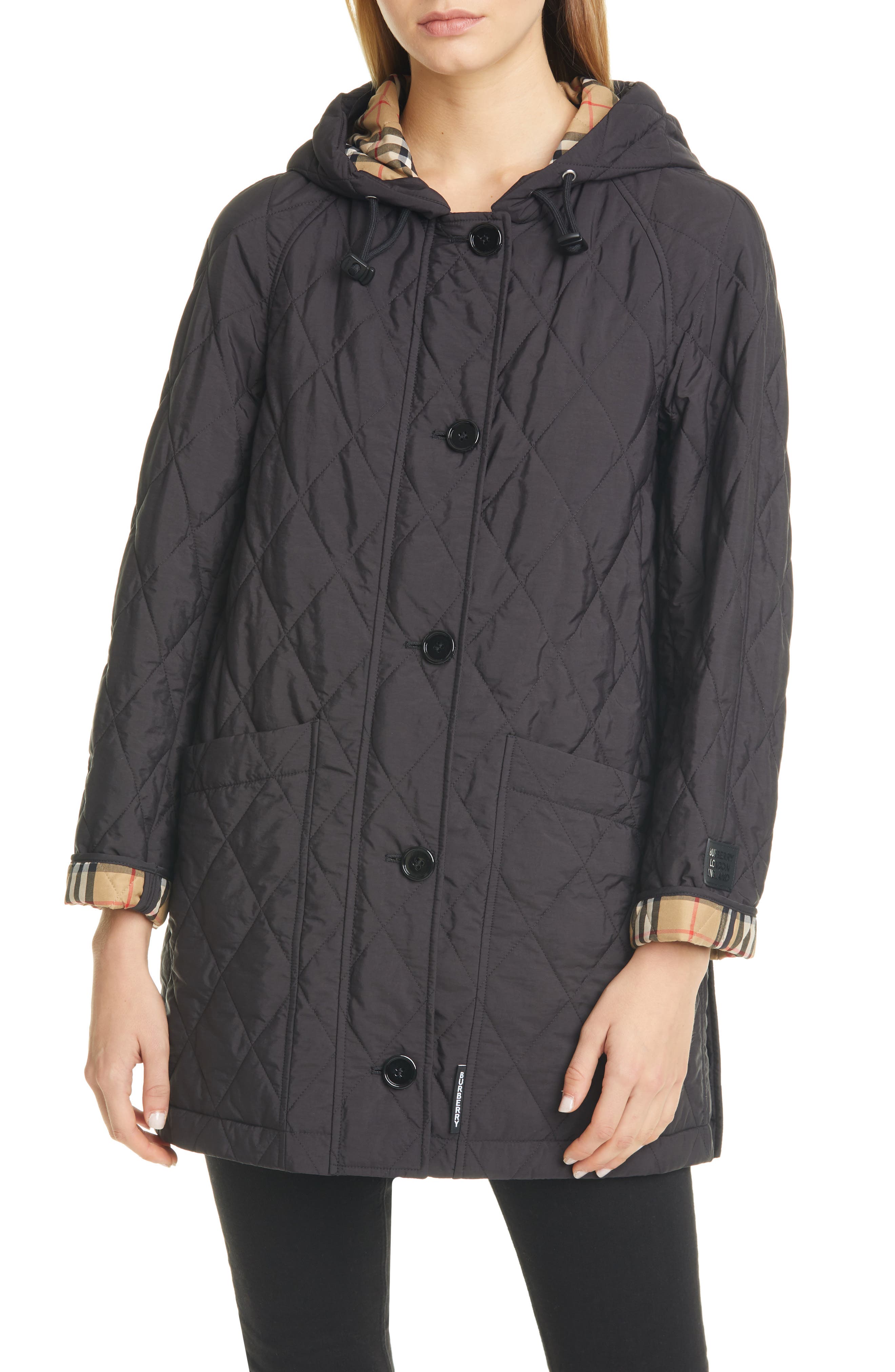 burberry roxwell quilted jacket