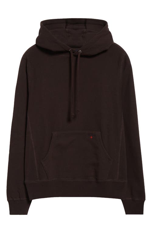 Noah Classic Cotton Hoodie in Dark Brown 