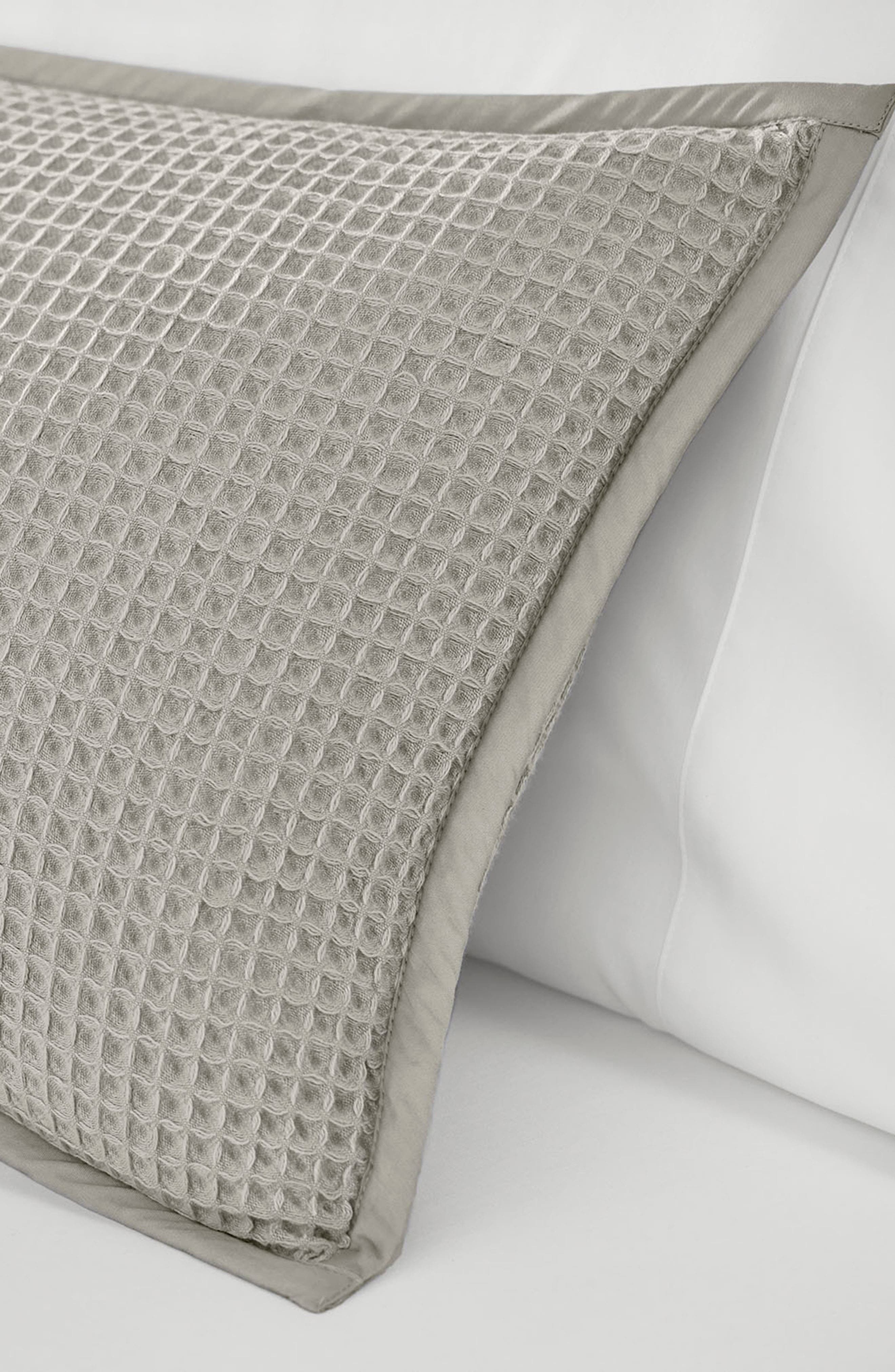 Boll & Branch Organic Cotton Waffle Accent Pillow Cover Nordstrom