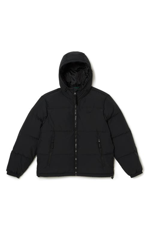 Lacoste Puffer Jacket in Noir at Nordstrom, Size 2