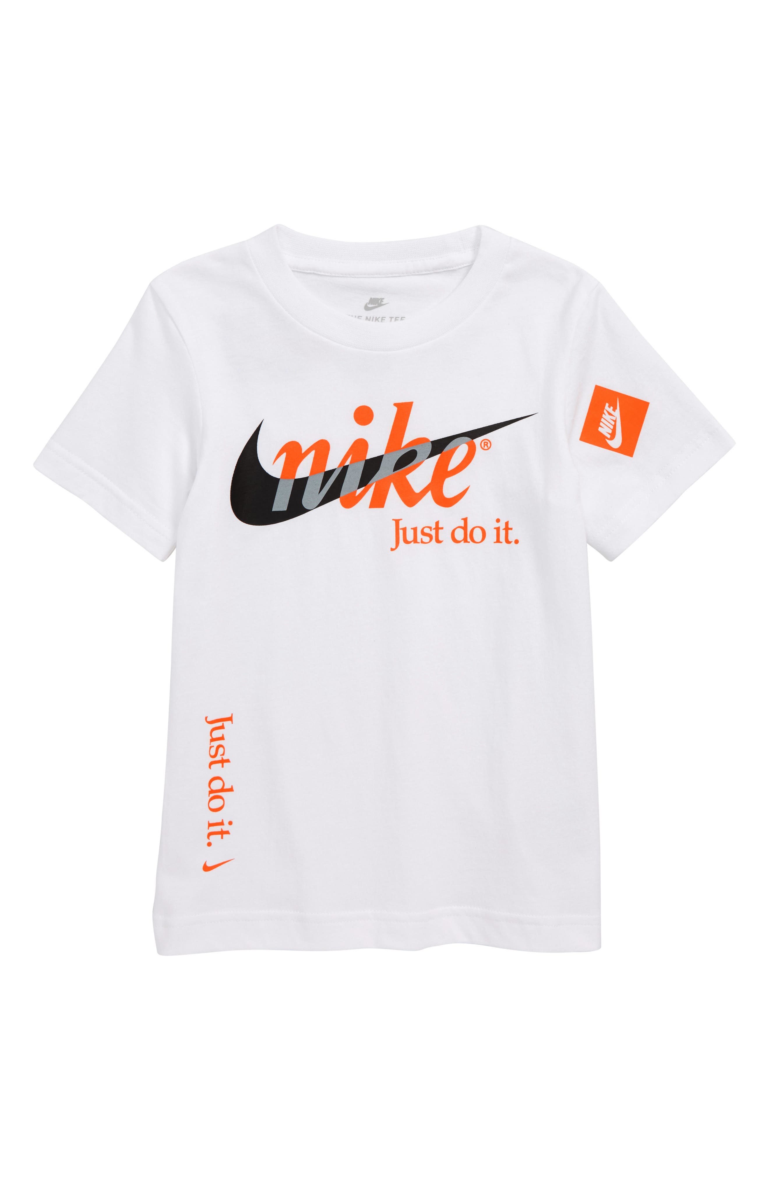 just do it nike shirt orange