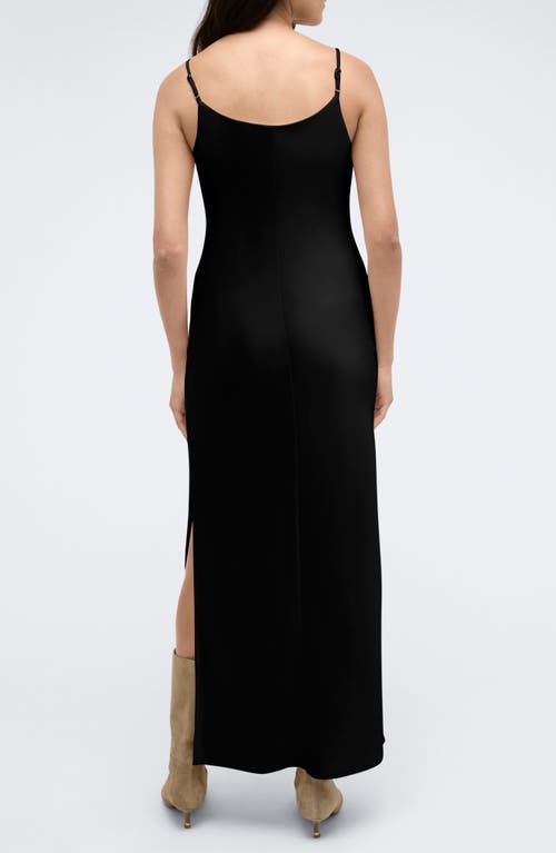 Kenneth Cole Cowl Neck Slipdress In Black