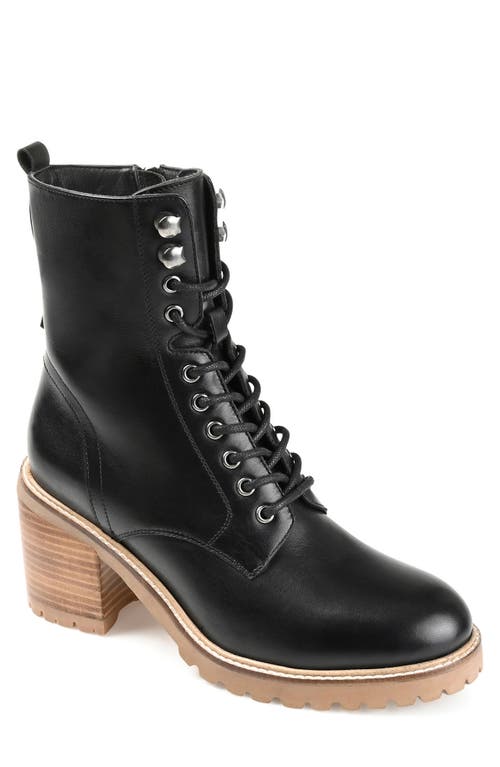Malle Lace-Up Boot in Black