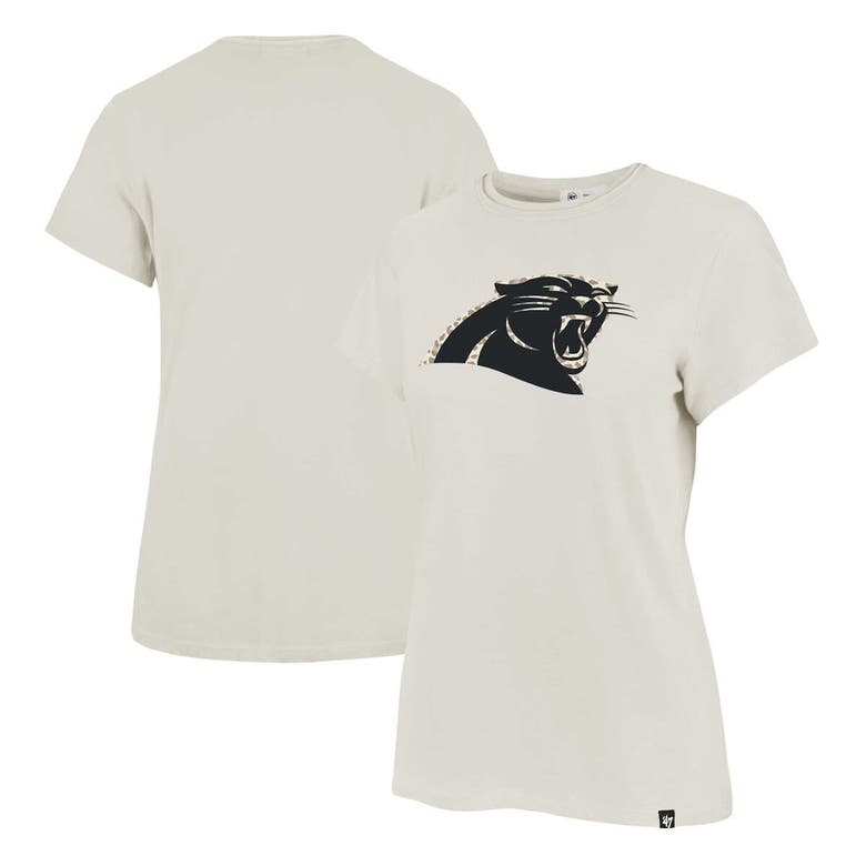 Shop 47 ' Cream Carolina Panthers Panthera Frankie T-shirt