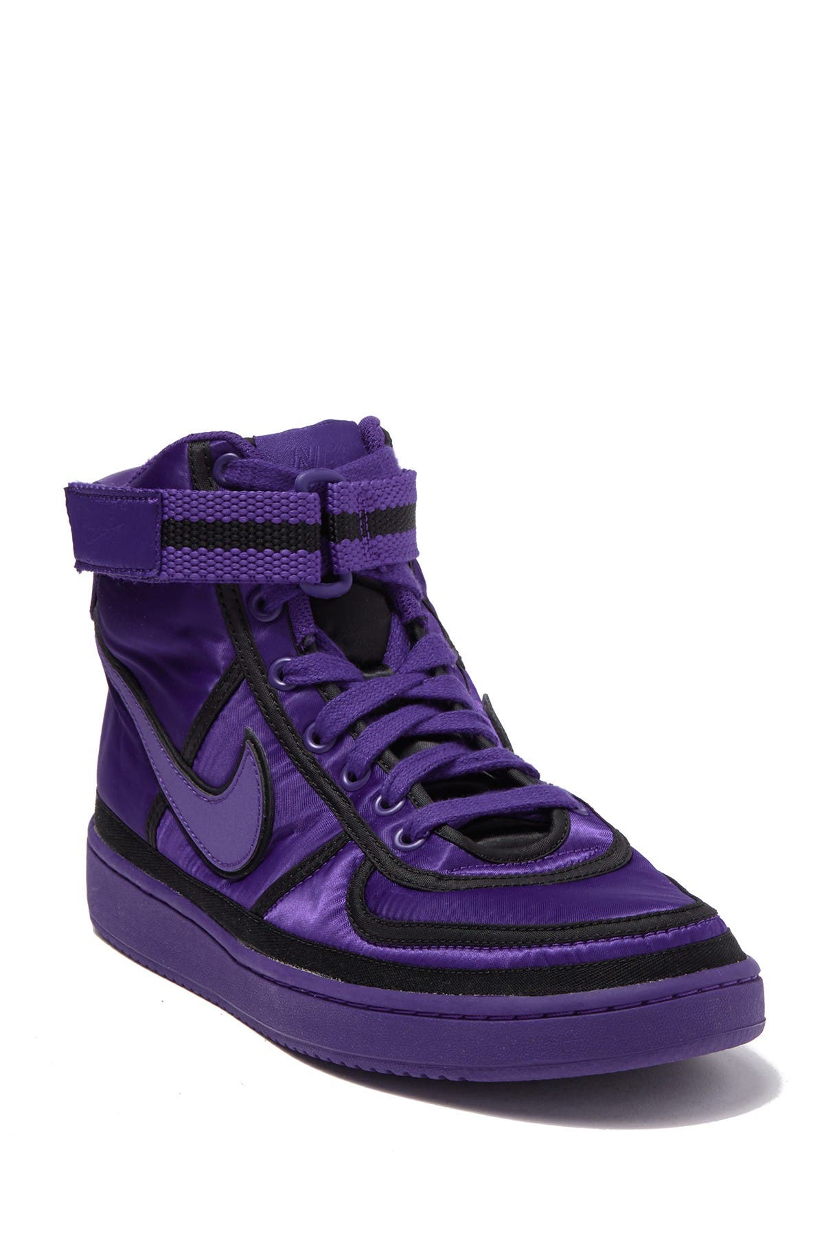 purple high top sneakers